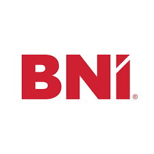 "BNI" logo in red