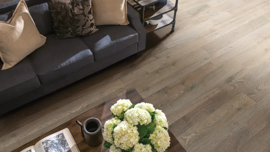 laminate flooring in living room