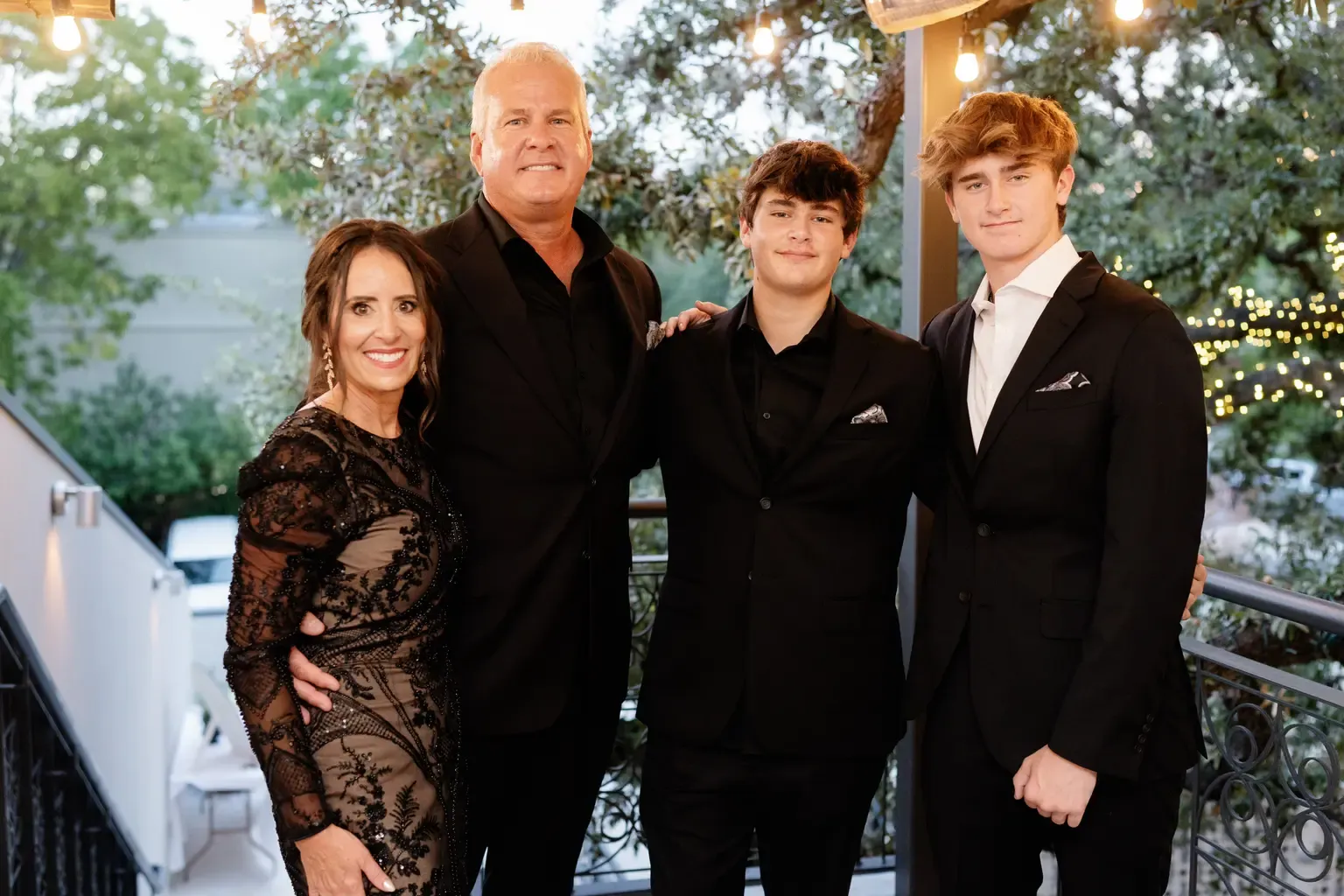 Kevin Temple and family