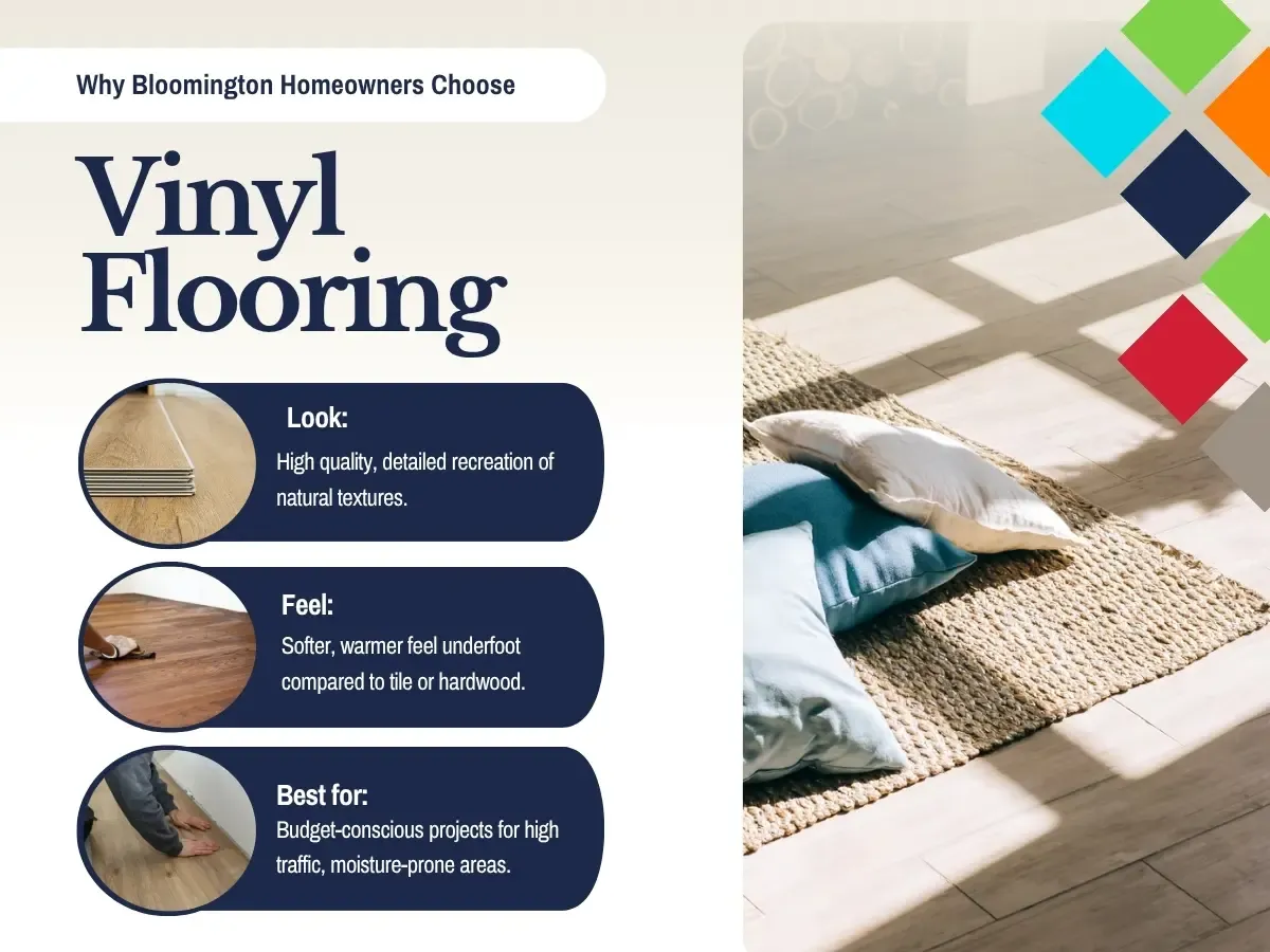 Vinyl flooring in Bloomington