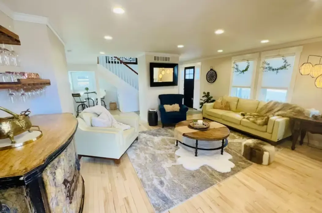 Photo of The Guest House on Main&rsquo;s primary living area provided by The Guest House on Main.