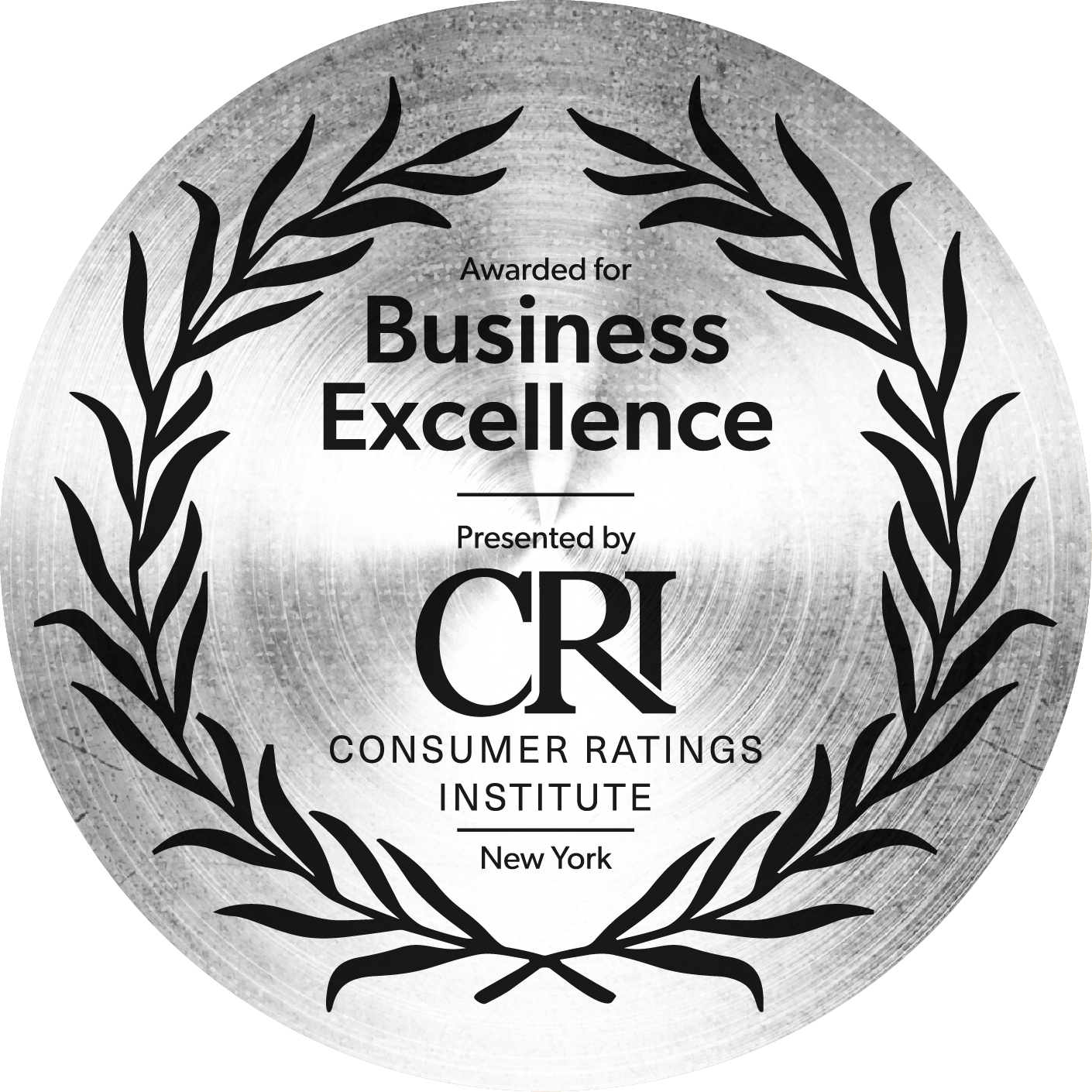 Awarded for Business Excellence by the Consumer Ratings Institute in 2026