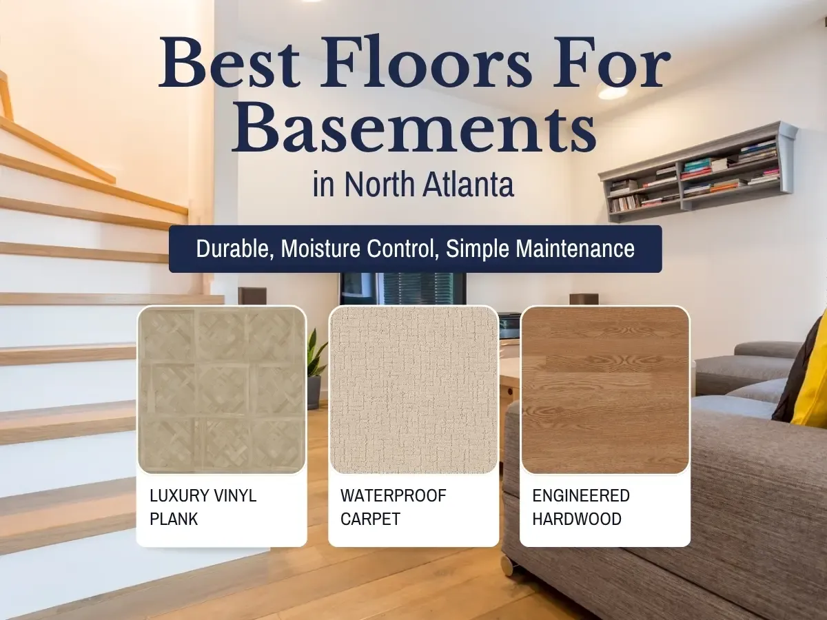 Best Floors For basements in North Atlanta