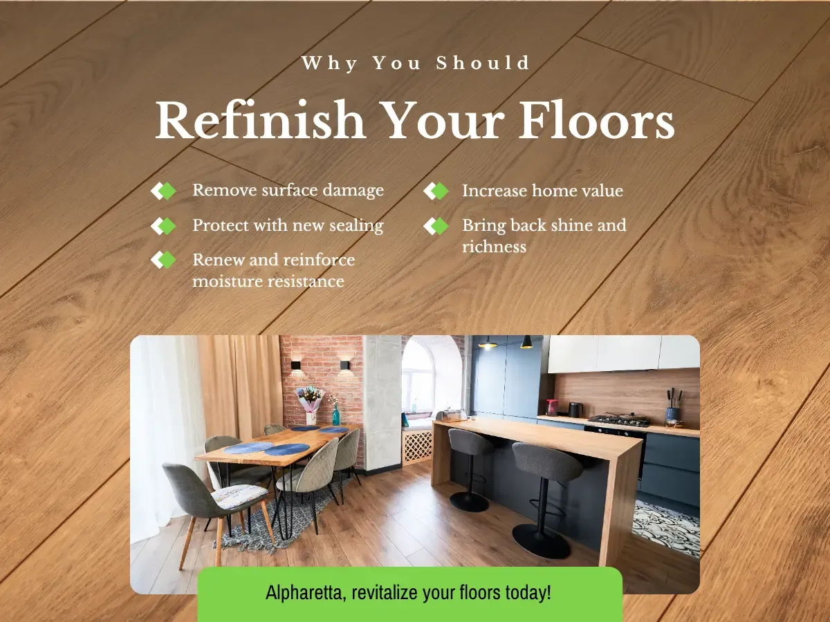 Why You Should Refinish Your Floors In Alpharetta, GA 