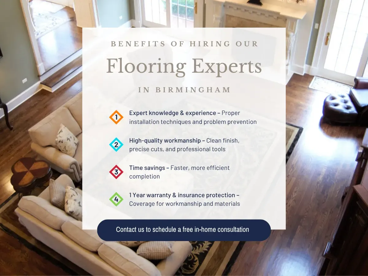 Benefits of Hiring Flooring Experts in Birmingham