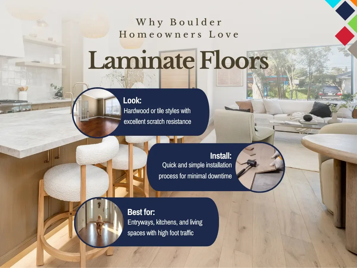 Why Boulder Homeowners Love Laminate Floors