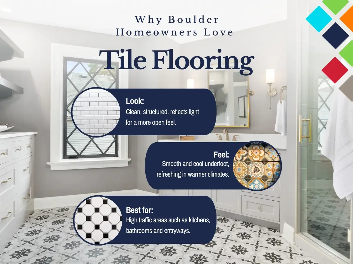 Why Boulder Homeowners Love Tile Flooring
