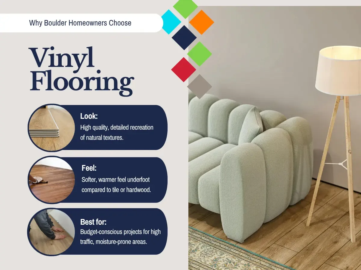 Why Boulder Homeowners Choose Vinyl Flooring