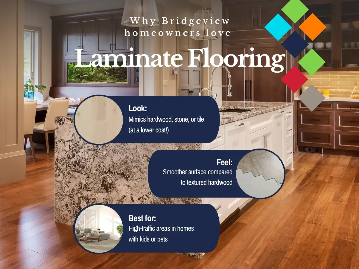 Why Bridgeview Homeowners Love Laminate Flooring