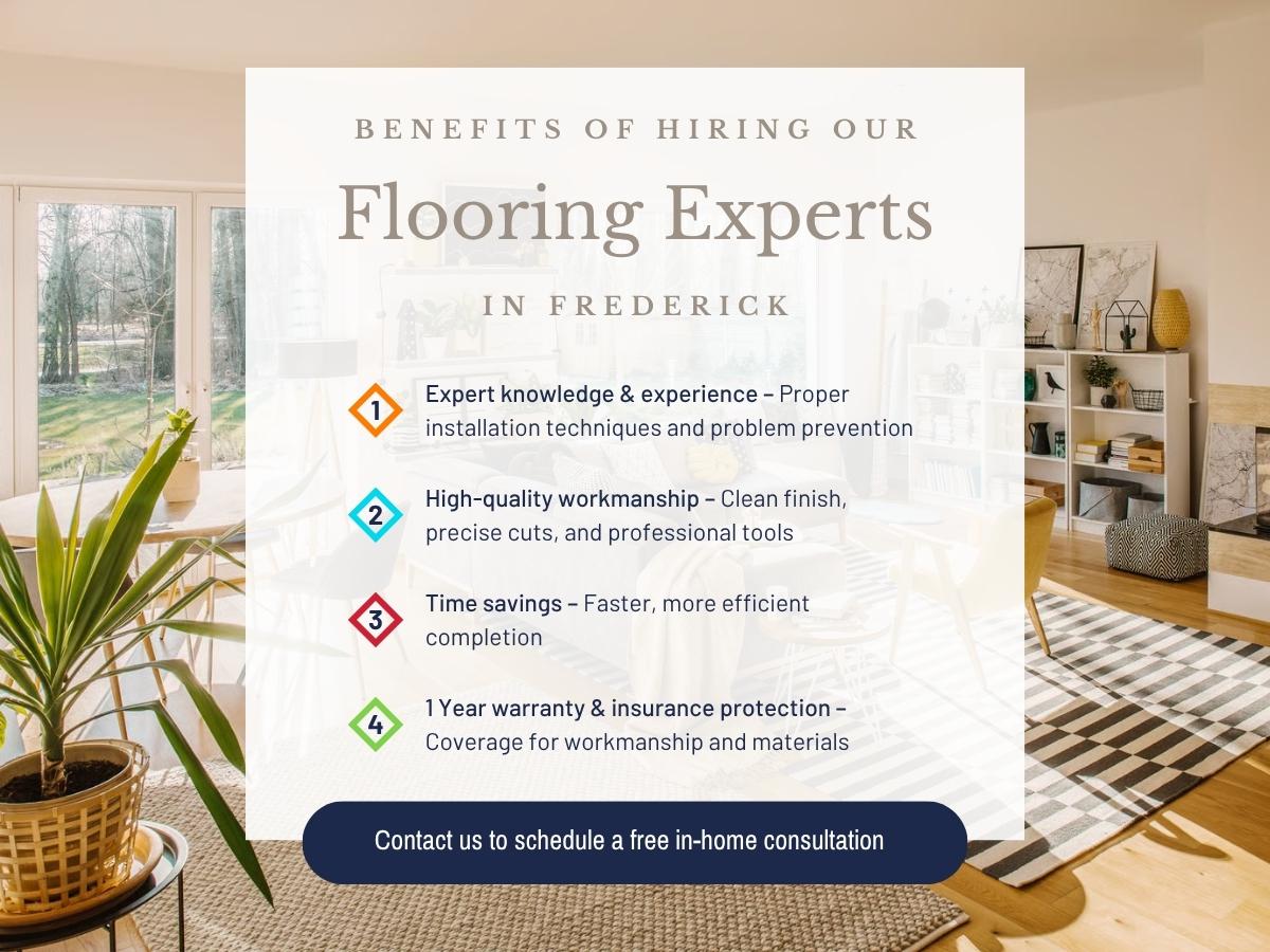 Benefits of hiring flooring experts in Frederick