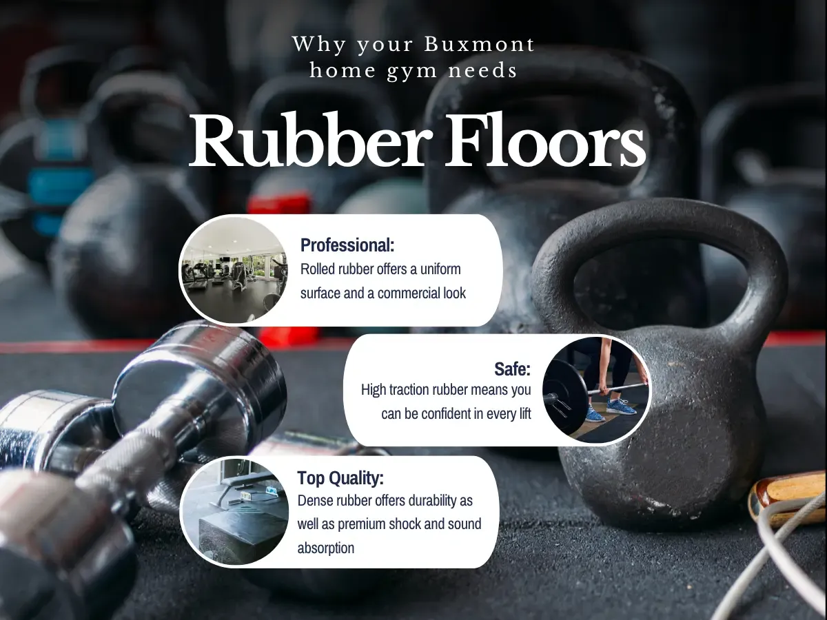 Why Your Buxmont Home Gym Needs Rubber Floors