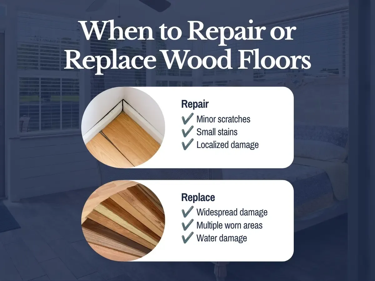 When to Repair or Replace Wood Floors