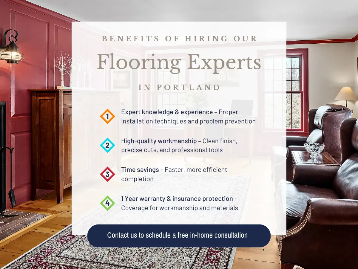 Benefits of Hiring Our Flooring Experts in Portland, CT
