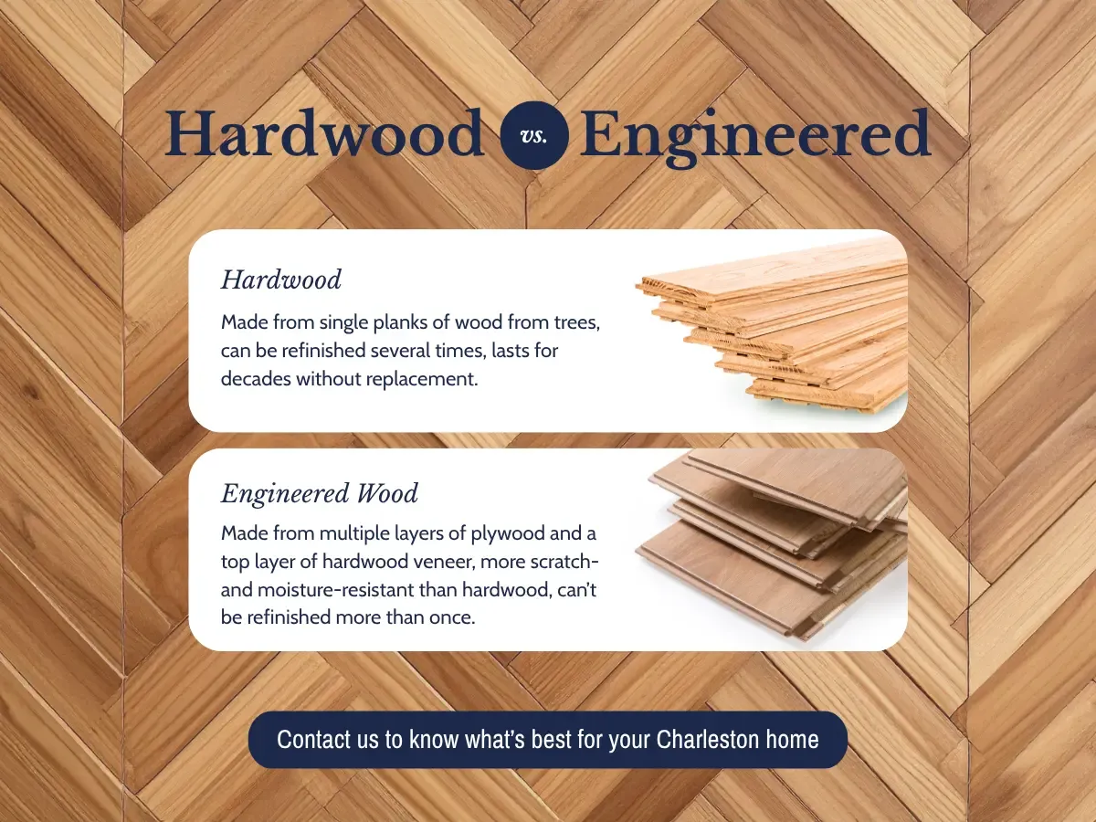 Hardwood Engineered Flooring in Charleston