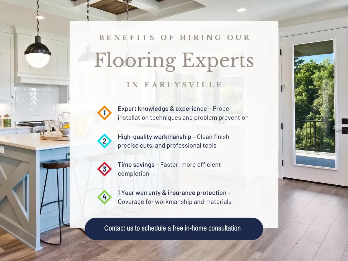 Benefits of Hiring Our Flooring Experts In Earlysville