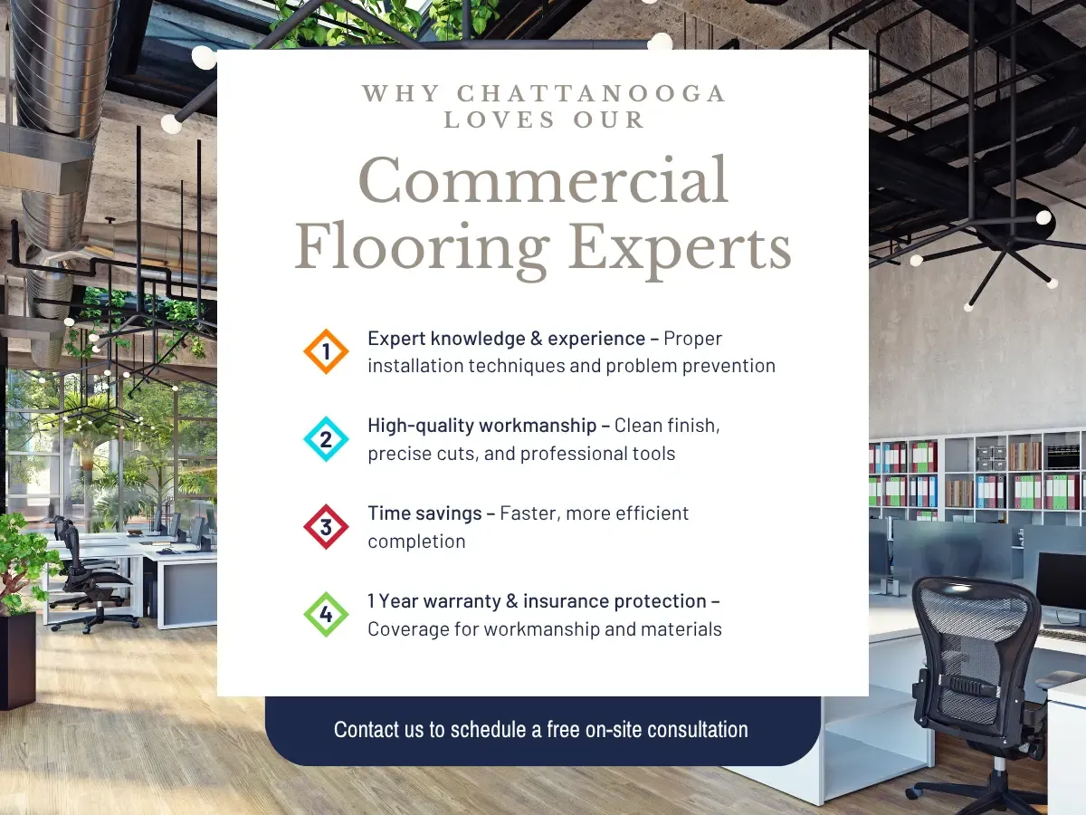 Why Chattanooga Loves Our Commercial Flooring Experts