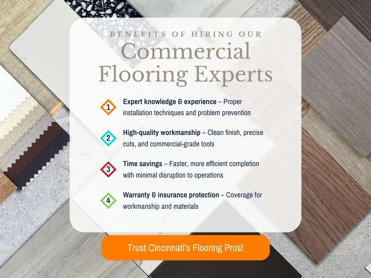 Benefits of Hiring Our Commercial Flooring Experts