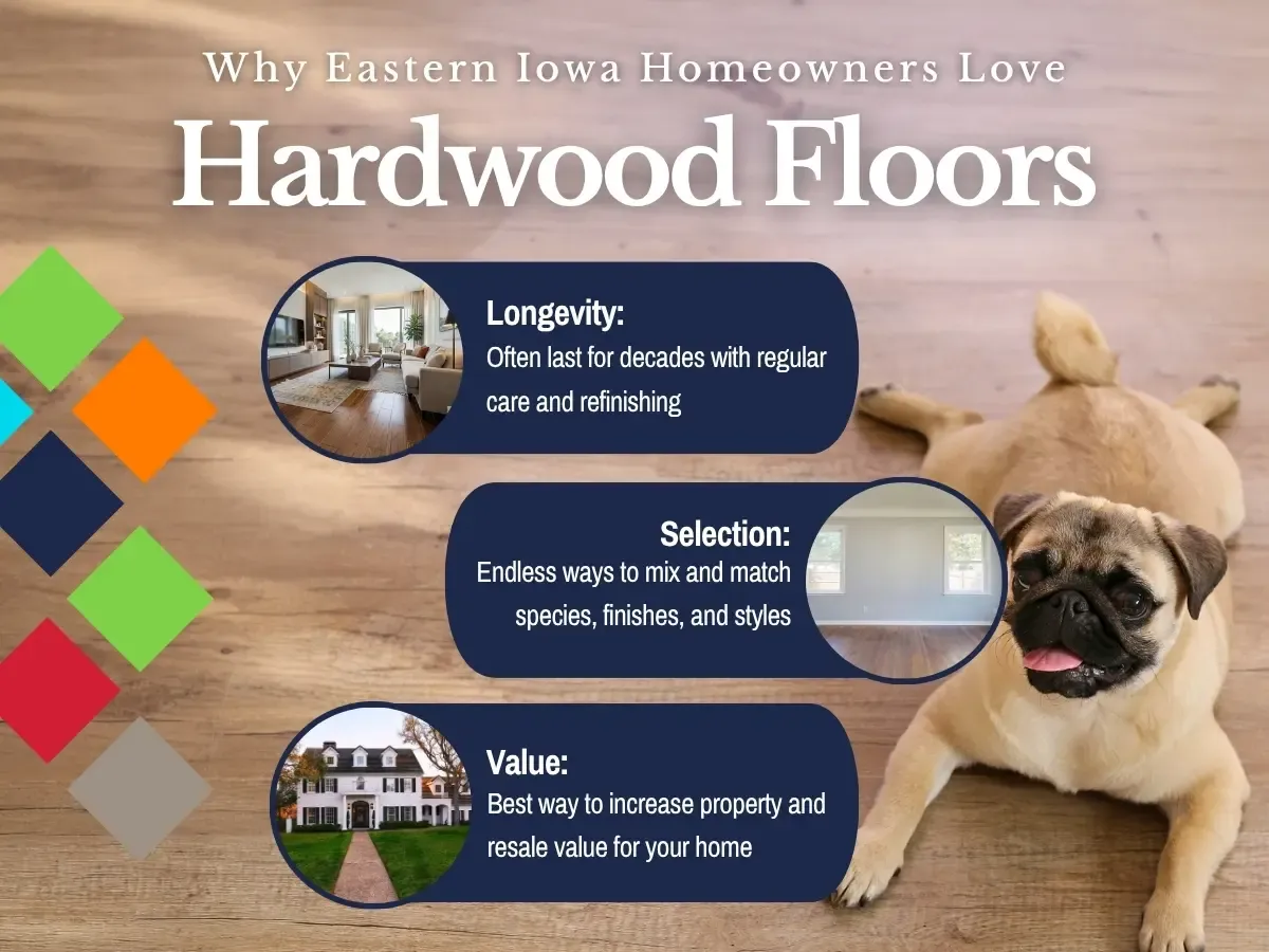 Why Eastern Iowa Homeowners Love Hardwood Floors