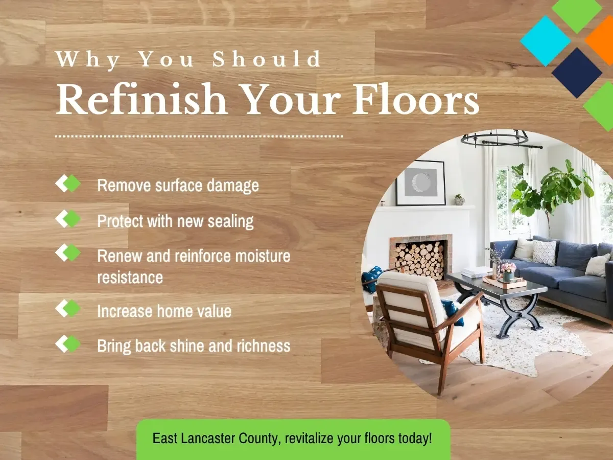 Why You Should Refinish Your Floors in East Lancaster County