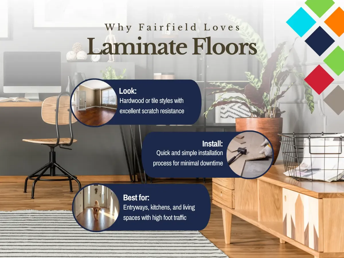 Why Fairfield Loves Laminate Floors