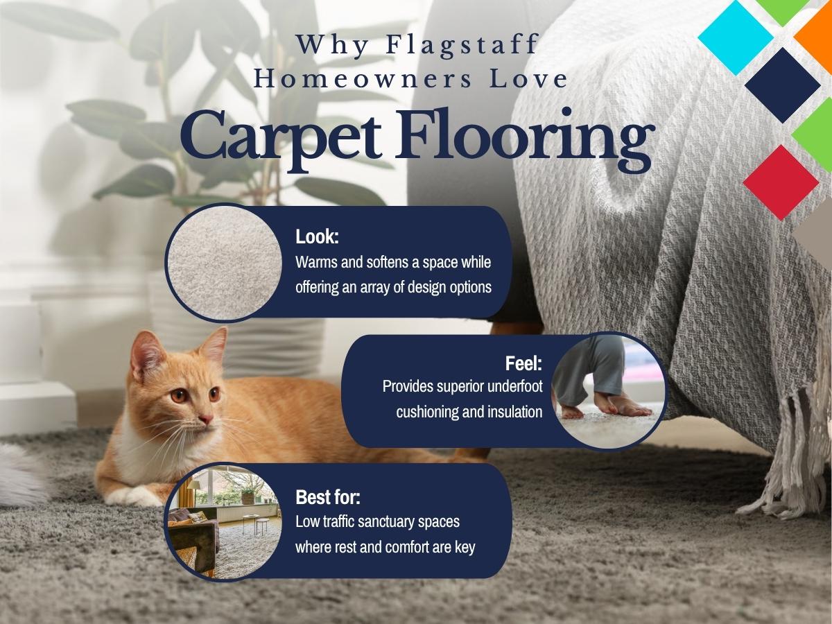 Why Flagstaff Homeowners Love Carpet Flooring