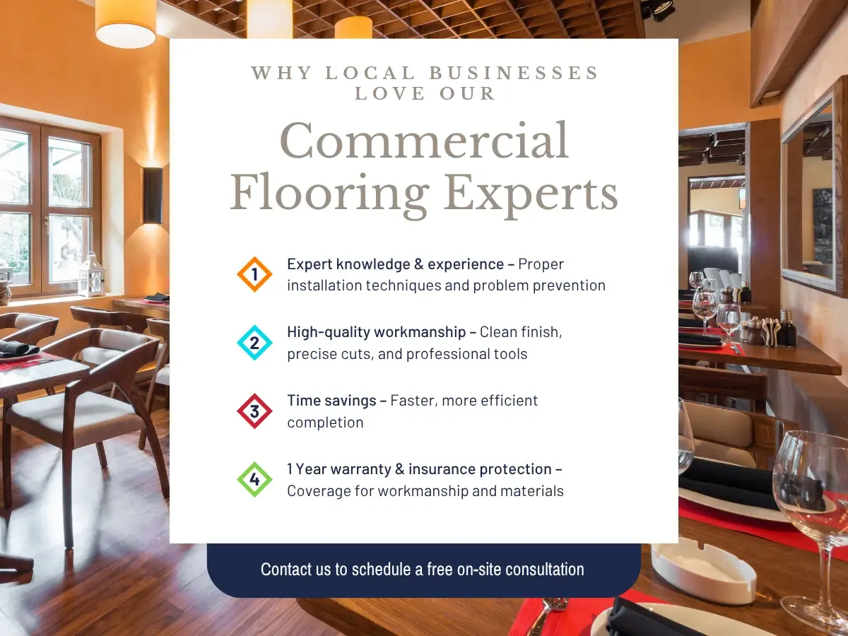 Why Local Businesses Local Our Commercial Flooring Experts
