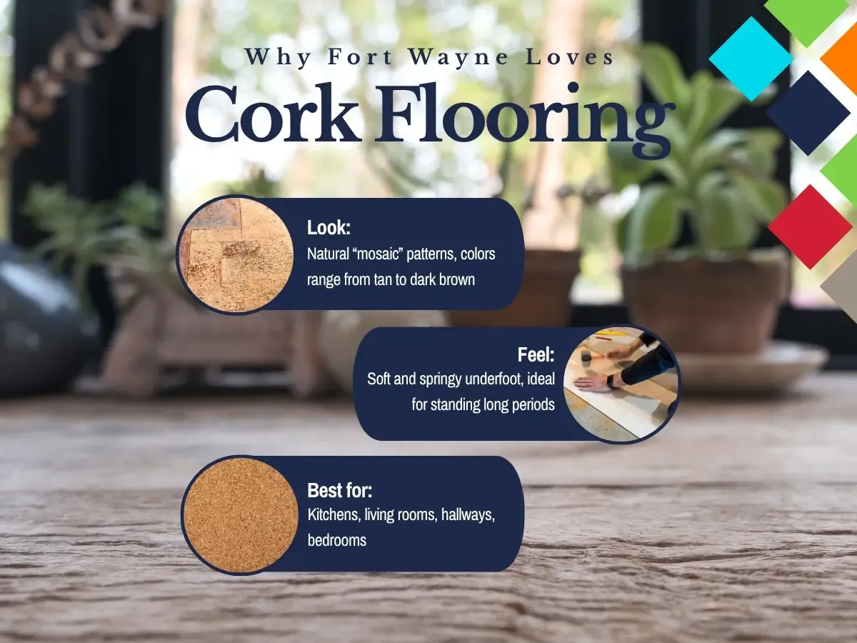 An overview of Fort Wayne's appreciation for cork flooring, emphasizing its sustainable and resilient qualities.