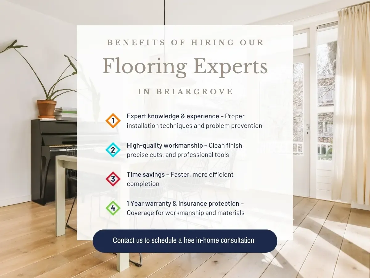 Benefits of Hiring Our Flooring Experts in Briargrove