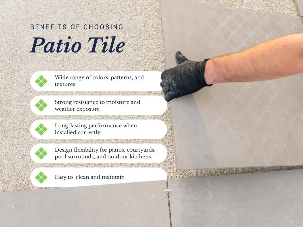 Benefits of Choosing Patio Tile.