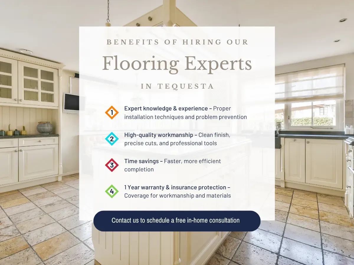 Contact us today for flooring installationin Tequesta, FL.