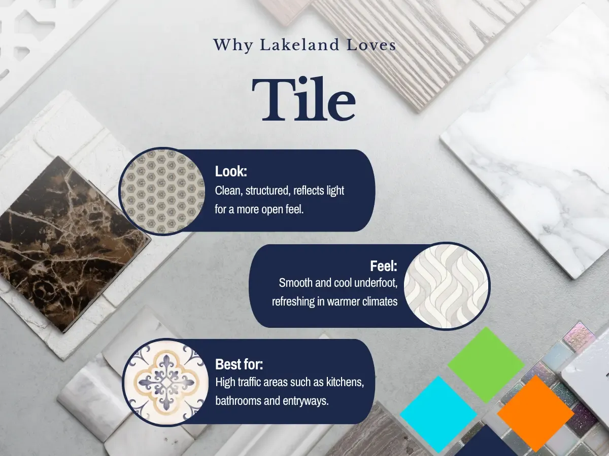 Why Lakeland Loves Tile Floors