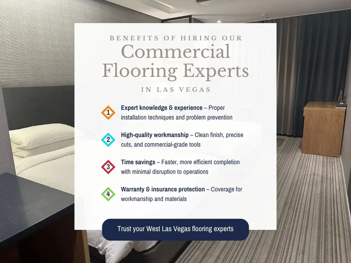 Benefits of Hiring Our Commercial Flooring Experts in Las Vegas