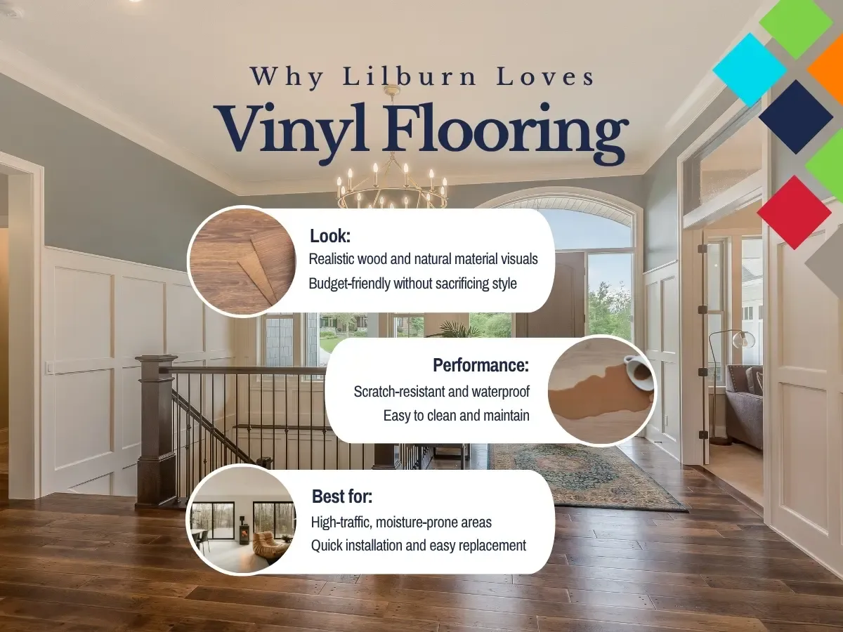 Why Lilburn Loves Vinyl Flooring