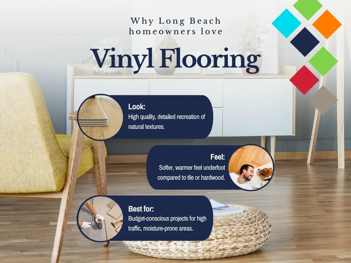 Why Long Beach Homeowners Love Vinyl Flooring