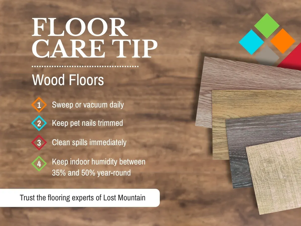 FCI Lost Mountain Wood Floor Care Tip