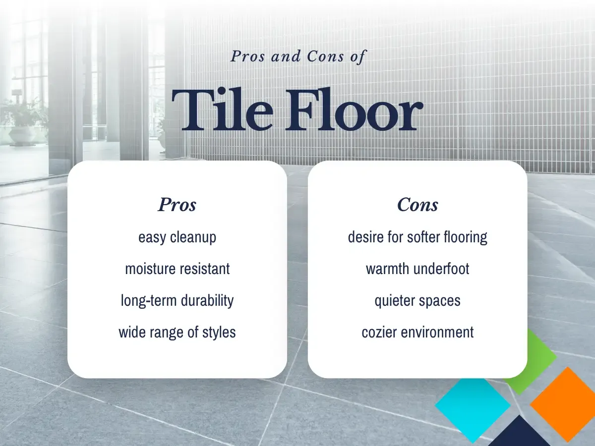 Pros and Cons of Tile Floor in Lost Mountain