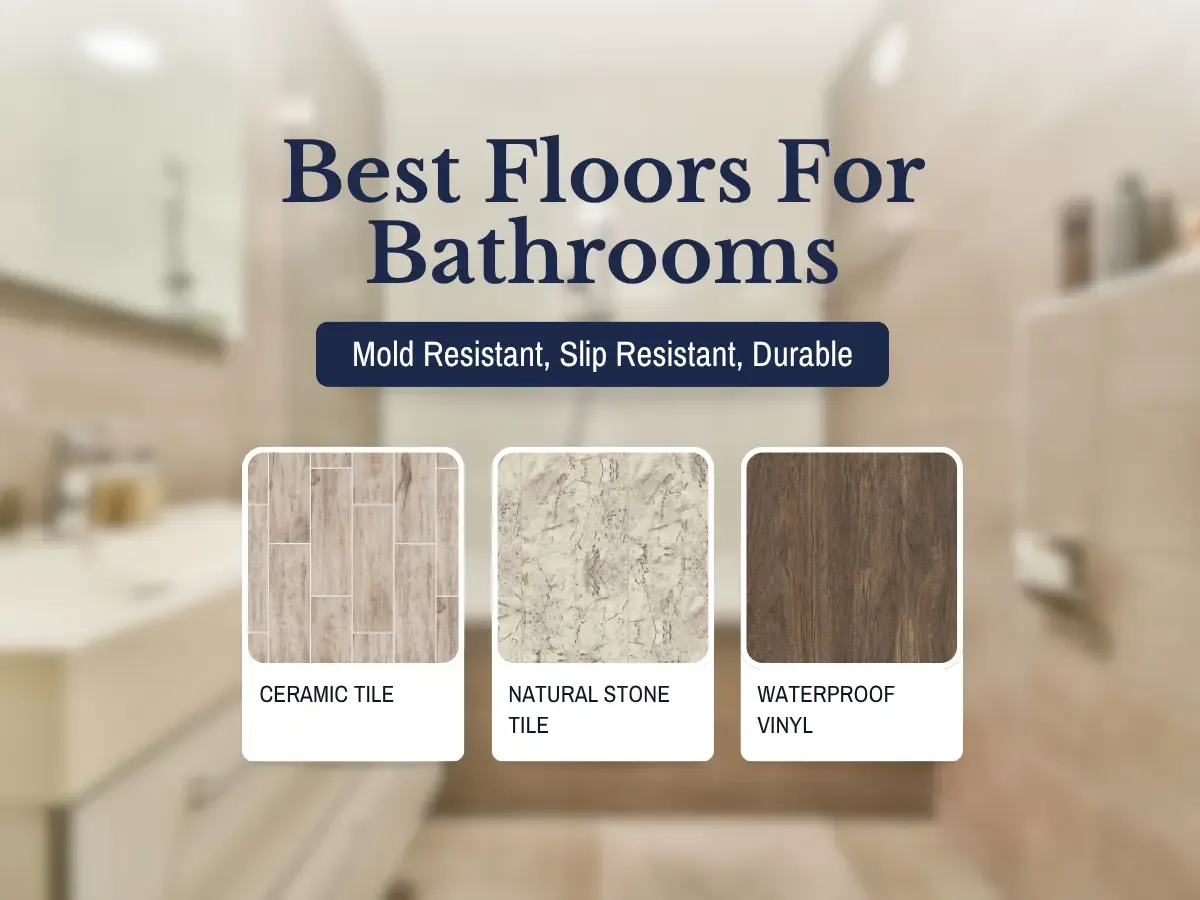 Best Floors For Bathrooms in FCI of Madison, WI 