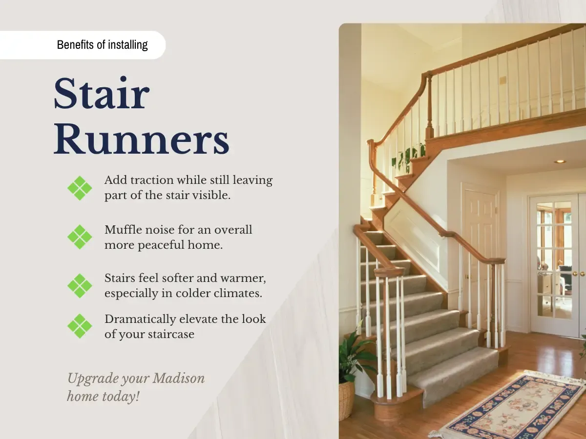 benefits of Installing Stair Runners In Madison