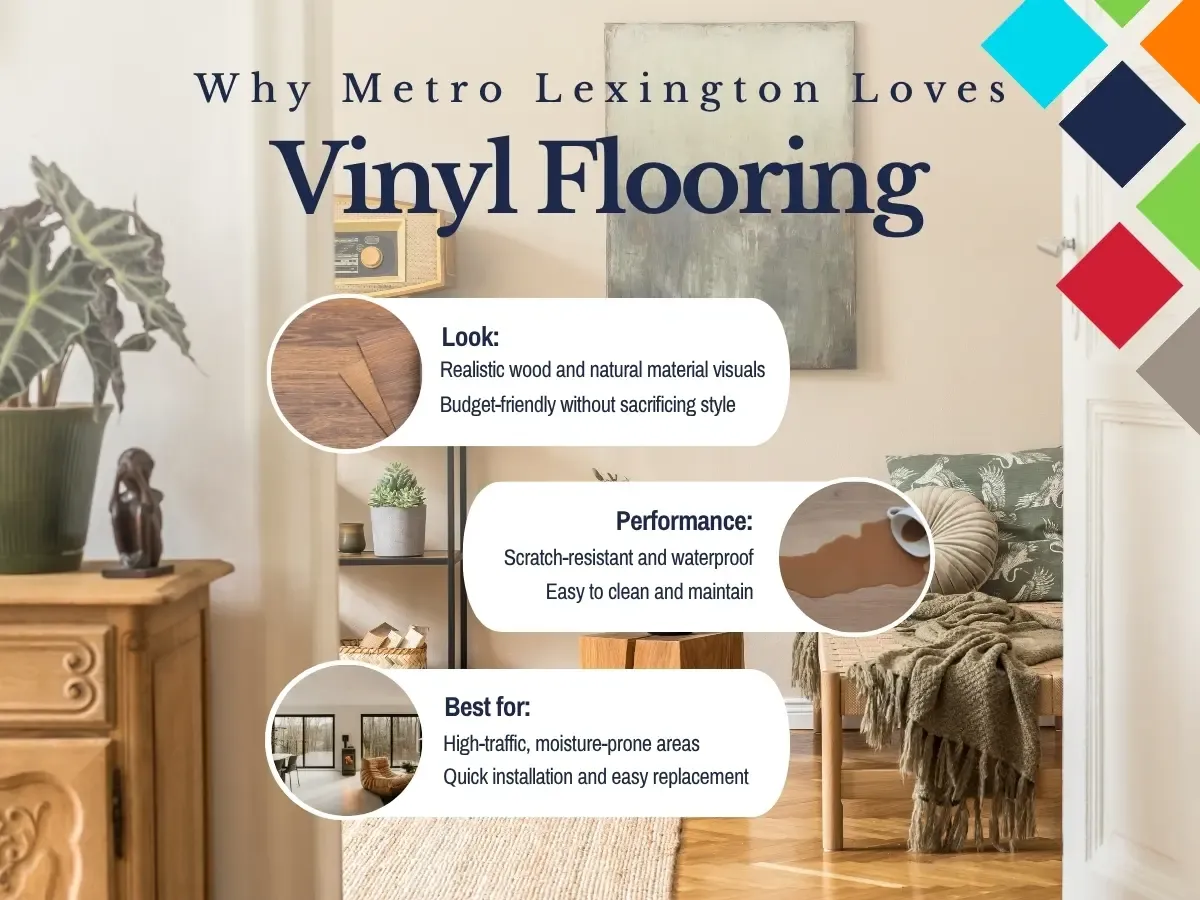 benefits of vinyl flooring in Lexington, KY