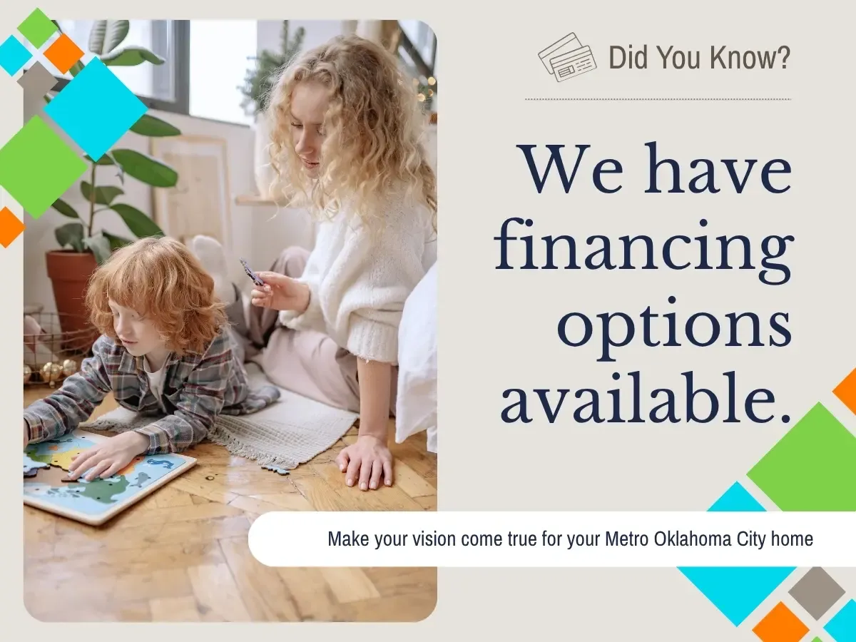 We have Financing options available