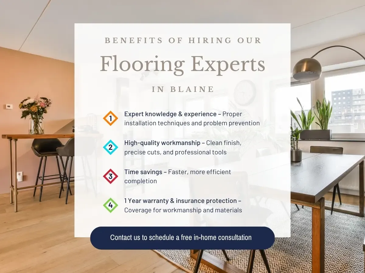Expert flooring installation and refinishing in Blaine, MN and the surrounding areas.