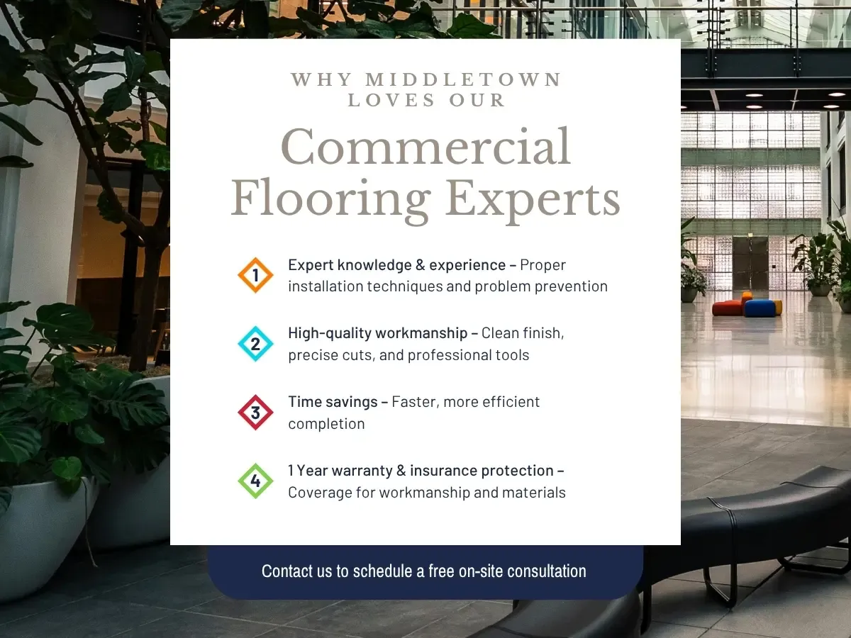 Why Middletown Loves Our Commercial Flooring Experts