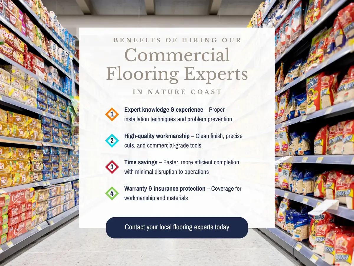 Benefits of Hiring Our Commercial Flooring Experts