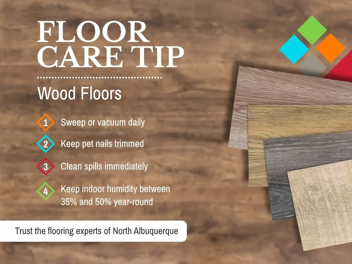 Floor Care Tip -  Wood Floors
