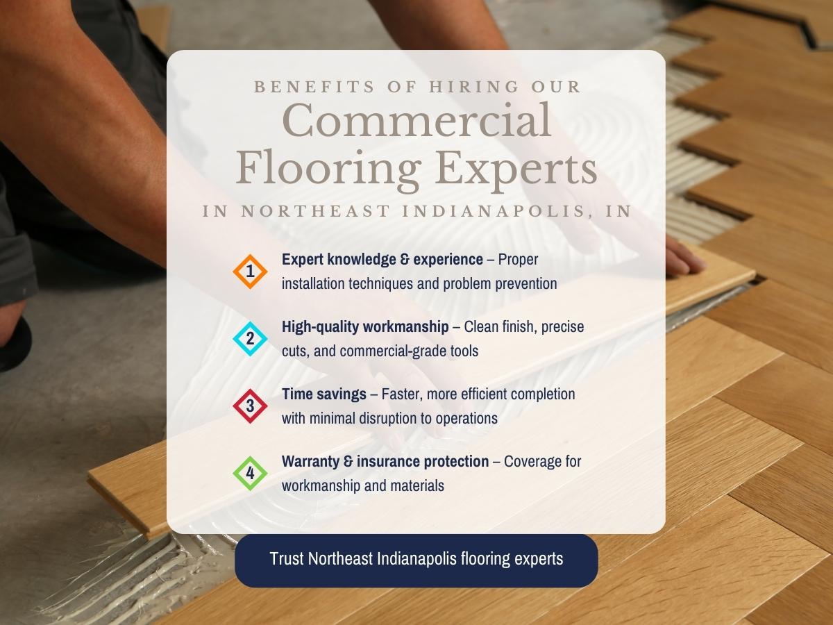 The benefits of hiring professional commercial flooring installers