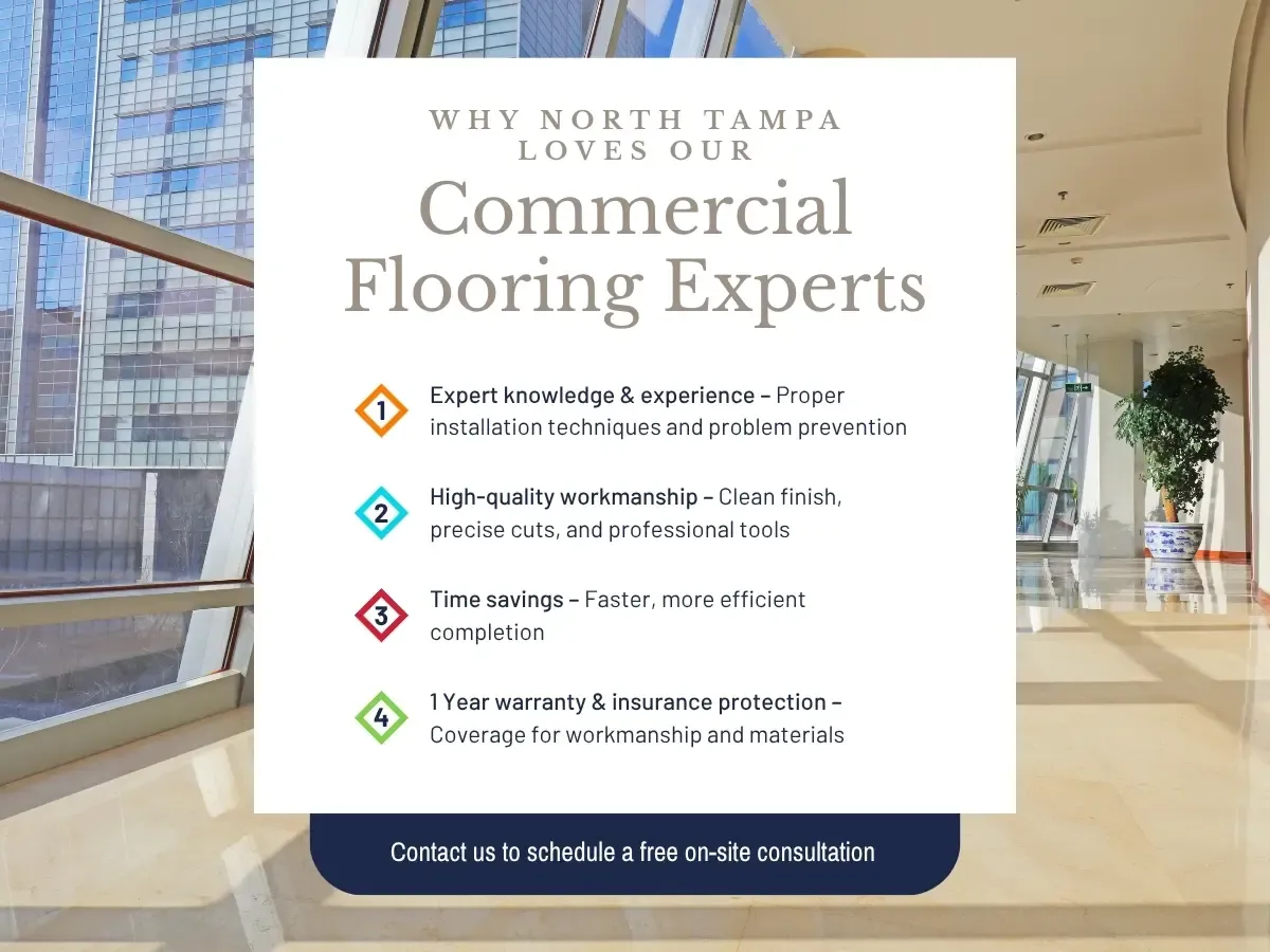 Why North Tampa Loves Our Commercial Flooring Experts