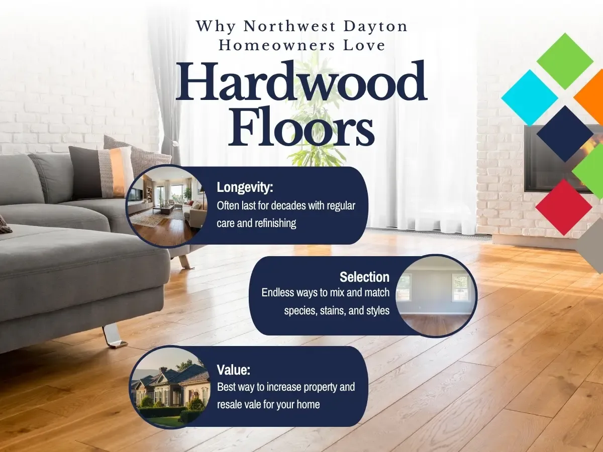 Why Northwest  Dayton Homeowners Love Hardwood Floors