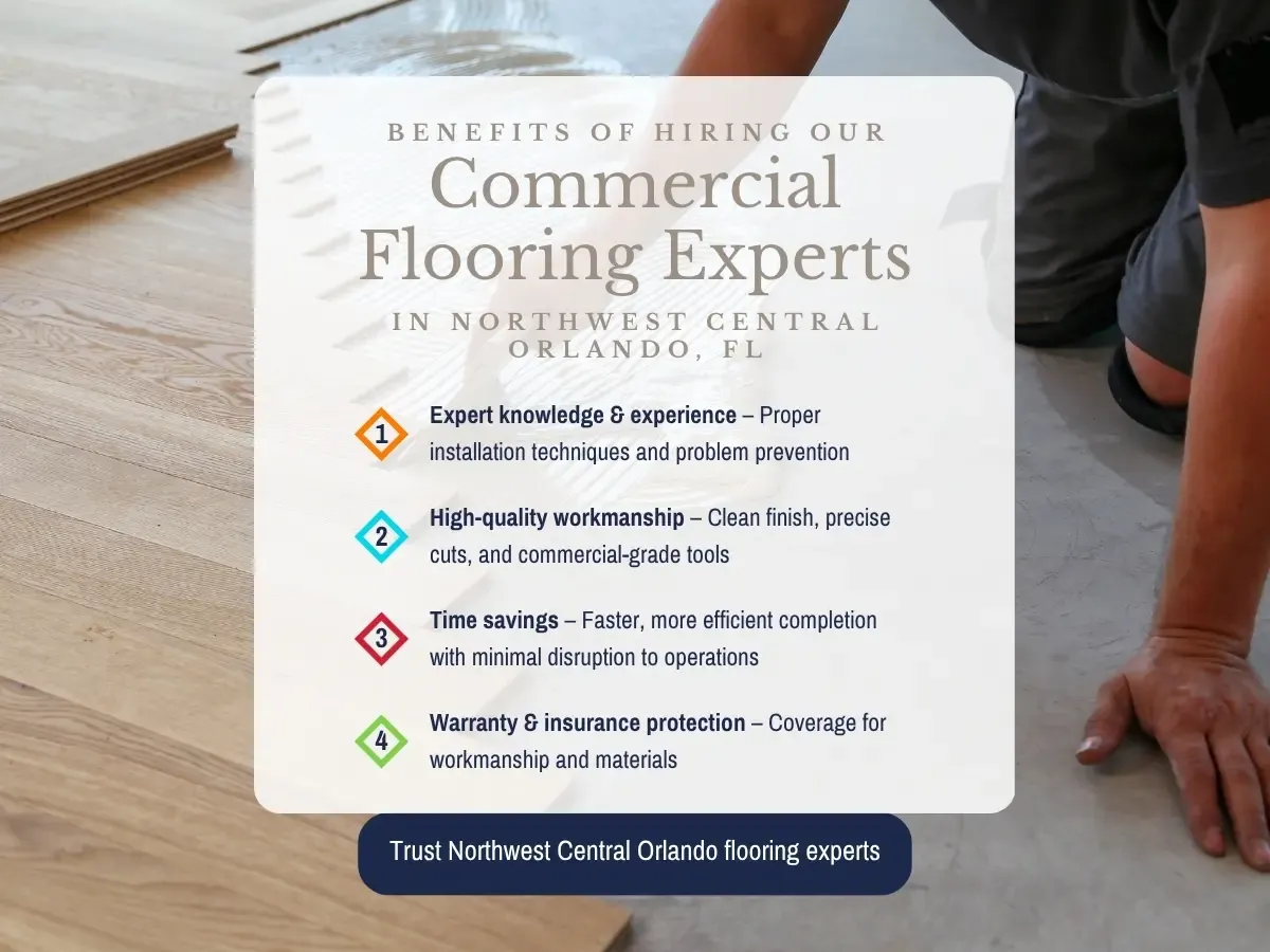 Benefits of Hiring Our Commercial Flooring Experts