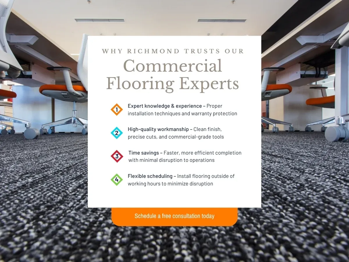 Why Richmond Trusts Our Commercial Flooring