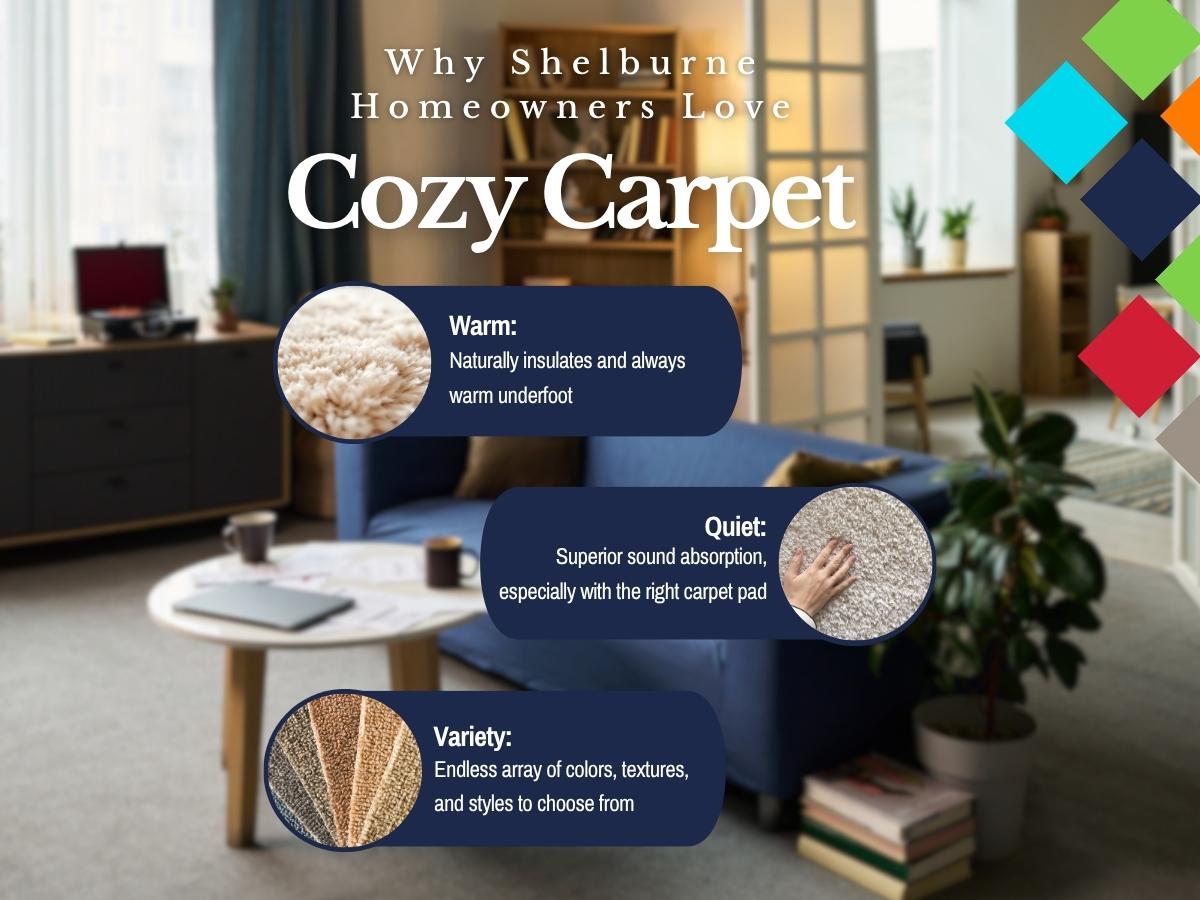 Why Shelburn Homeowners Love Cozy Carpet